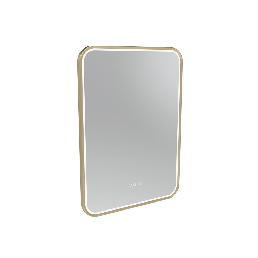 Alderbury 500 Rectangular Illuminated Mirror Brass 1136546 slide image Alderbury 500 Rectangular Illuminated Mirror Brass 1136546 slide image