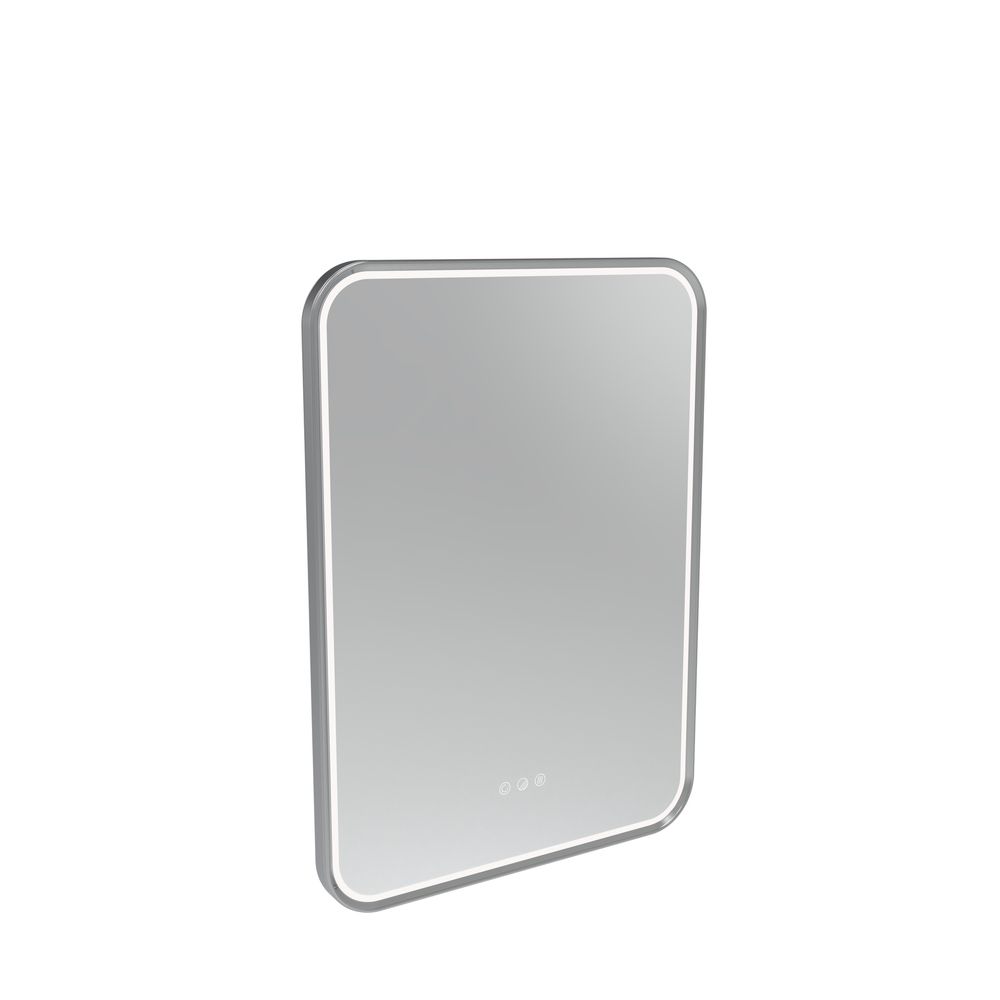 Alderbury 500 Rectangular Illuminated Mirror Chrome 1136393 slide image Alderbury 500 Rectangular Illuminated Mirror Chrome 1136393 slide image