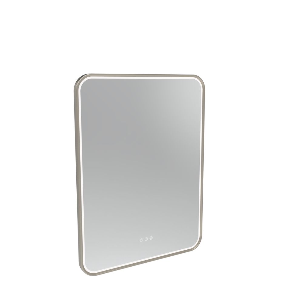Alderbury 400 Rectangular Illuminated Mirror Nickel 1136397 slide image Alderbury 400 Rectangular Illuminated Mirror Nickel 1136397 slide image