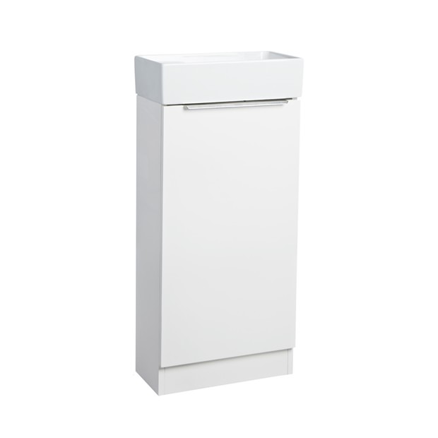 Alto 400mm freestanding unit Gloss White ALT400 W sq2 Alto 400mm freestanding unit Gloss White ALT400 W sq2