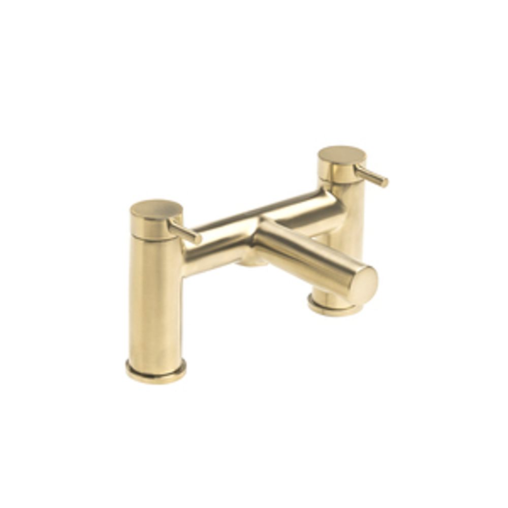 Anthem Deck Mounted Bath Filler Brushed Brass 1065471 slide image Anthem Deck Mounted Bath Filler Brushed Brass 1065471 slide image