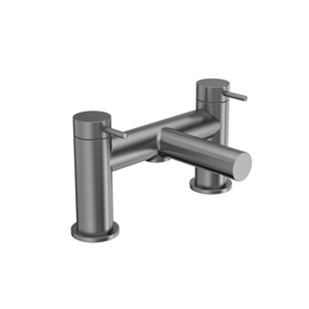 Anthem Deck Mounted Bath Filler Gunmetal 1065168 Anthem Deck Mounted Bath Filler Gunmetal 1065168