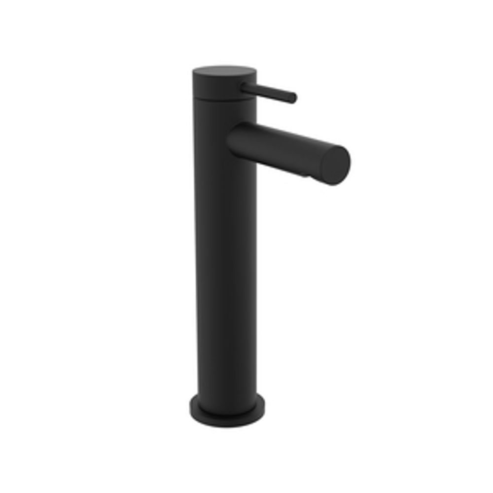 Anthem Tall Basin Mixer With Click Waste Matt Black 1065752 slide image Anthem Tall Basin Mixer With Click Waste Matt Black 1065752 slide image