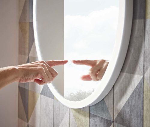 Arc Circular Illuminated Mirror Video