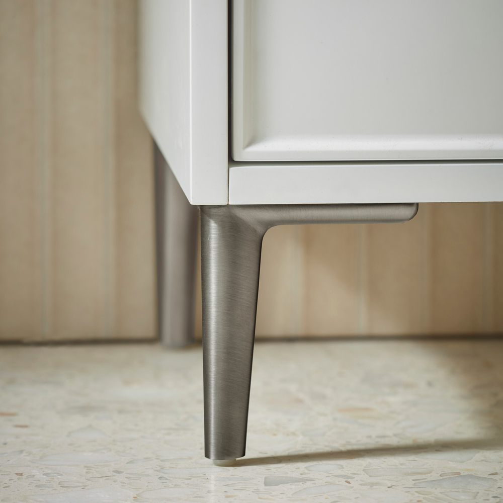 Arlington Leg Detail Gun Metal slide image Arlington Leg Detail Gun Metal slide image
