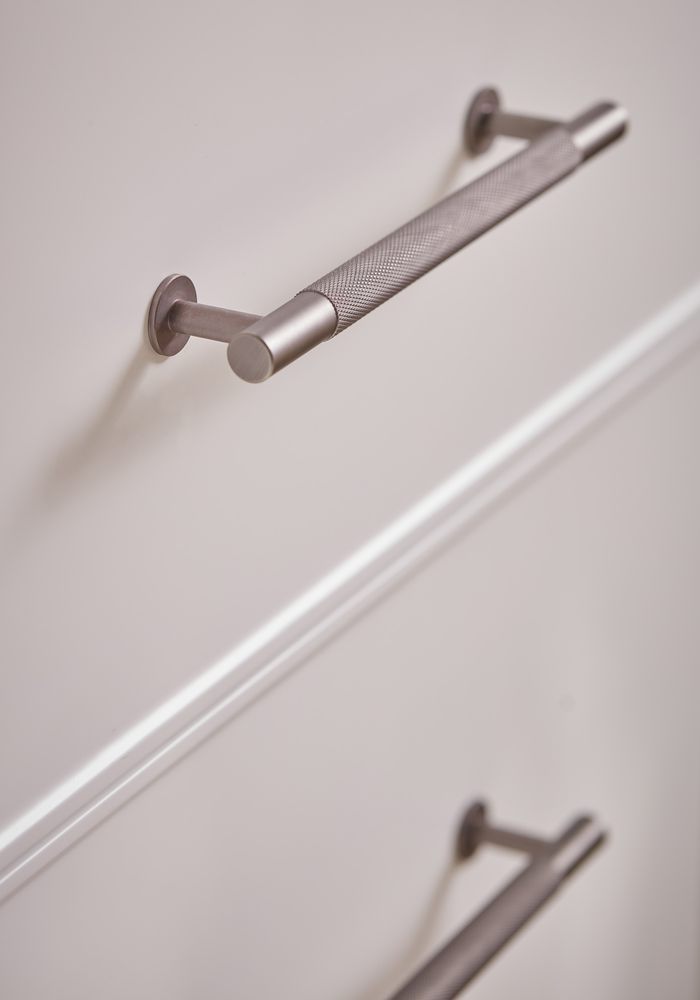 Arlington Quinn Gun Metal Handle Detail slide image Arlington Quinn Gun Metal Handle Detail slide image