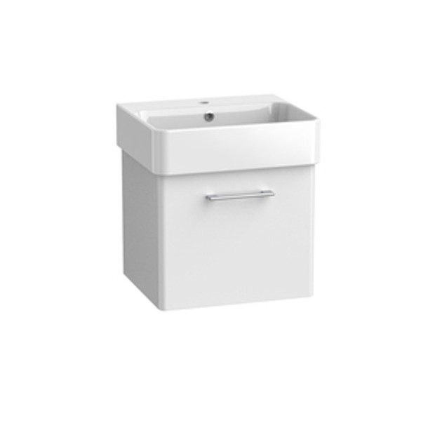 Arlo 500 Wall Mounted 1 Drawer Unit Gloss White 1136443 Arlo 500 Wall Mounted 1 Drawer Unit Gloss White 1136443