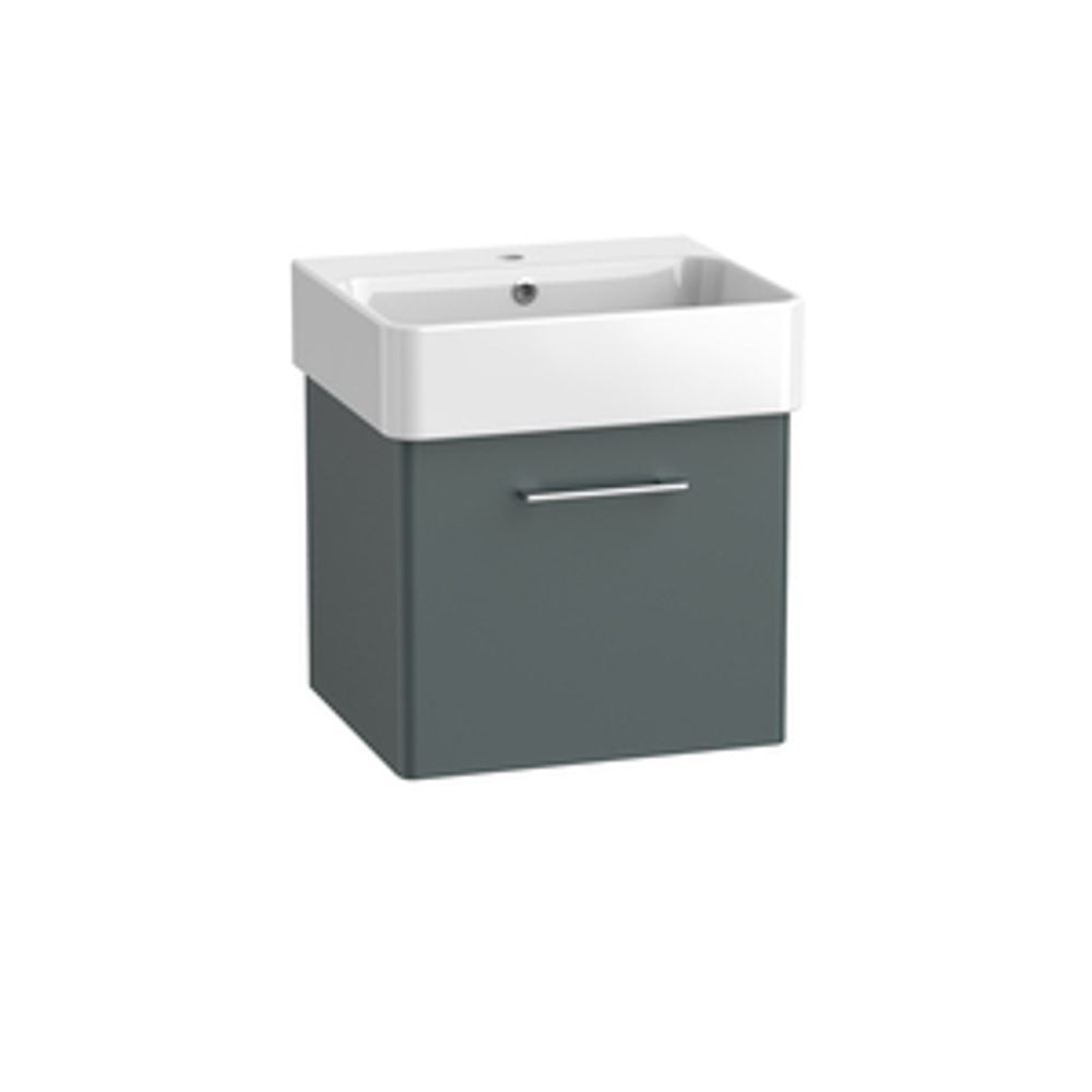 Arlo 500 Wall Mounted 1 Drawer Unit Matt Viridian Green 1128138 slide image Arlo 500 Wall Mounted 1 Drawer Unit Matt Viridian Green 1128138 slide image