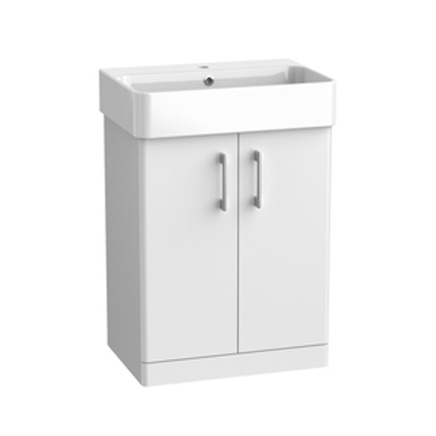 Arlo 600 Freestanding Unit Gloss White 1136482 Arlo 600 Freestanding Unit Gloss White 1136482