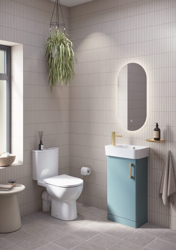 Arlo Cloakroom Viridian Green Lifestyle slide image Arlo Cloakroom Viridian Green Lifestyle slide image