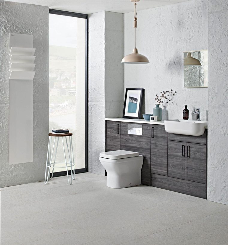 Flint Wood Roper Rhodes Cover Wall Hung WC | Sanitary Ware | Roper Rhodes