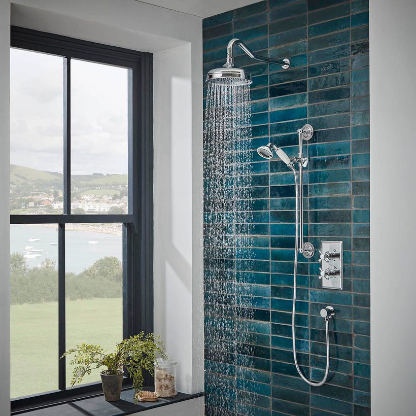 Ashton Concealed Shower System Water On Lifestyle