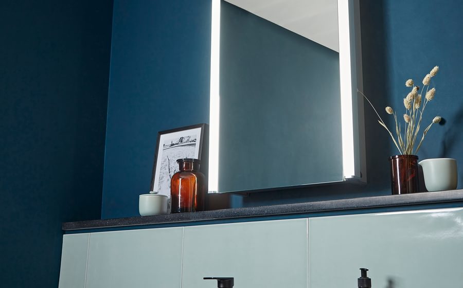 LED mirror cabinets