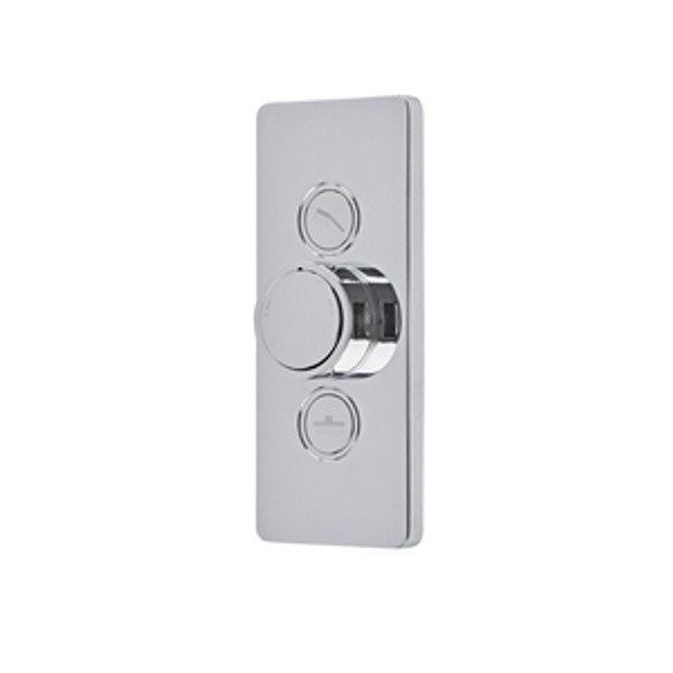 Axiom Dual Function Push Button Shower Valve Chrome 1065408 Axiom Dual Function Push Button Shower Valve Chrome 1065408