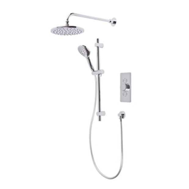 Axiom Dual Function Shower System With Riser Kit And Overhead Shower Chrome 1065601 Axiom Dual Function Shower System With Riser Kit And Overhead Shower Chrome 1065601