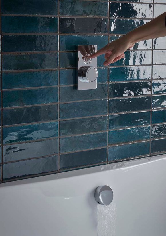 Tavistock Bathrooms | Axiom Single Function Push Button Smartflow Bath ...