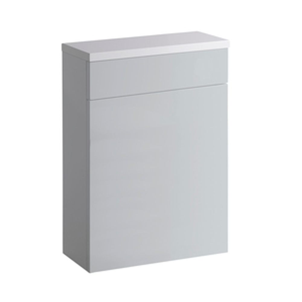 Back To Wall WC Unit And Worktop Gloss Light Grey 1067771 slide image Back To Wall WC Unit And Worktop Gloss Light Grey 1067771 slide image