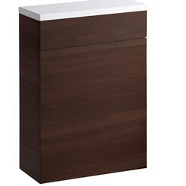 Back To Wall WC Unit and Worktop Tuscan Walnut 1102818 Back To Wall WC Unit and Worktop Tuscan Walnut 1102818