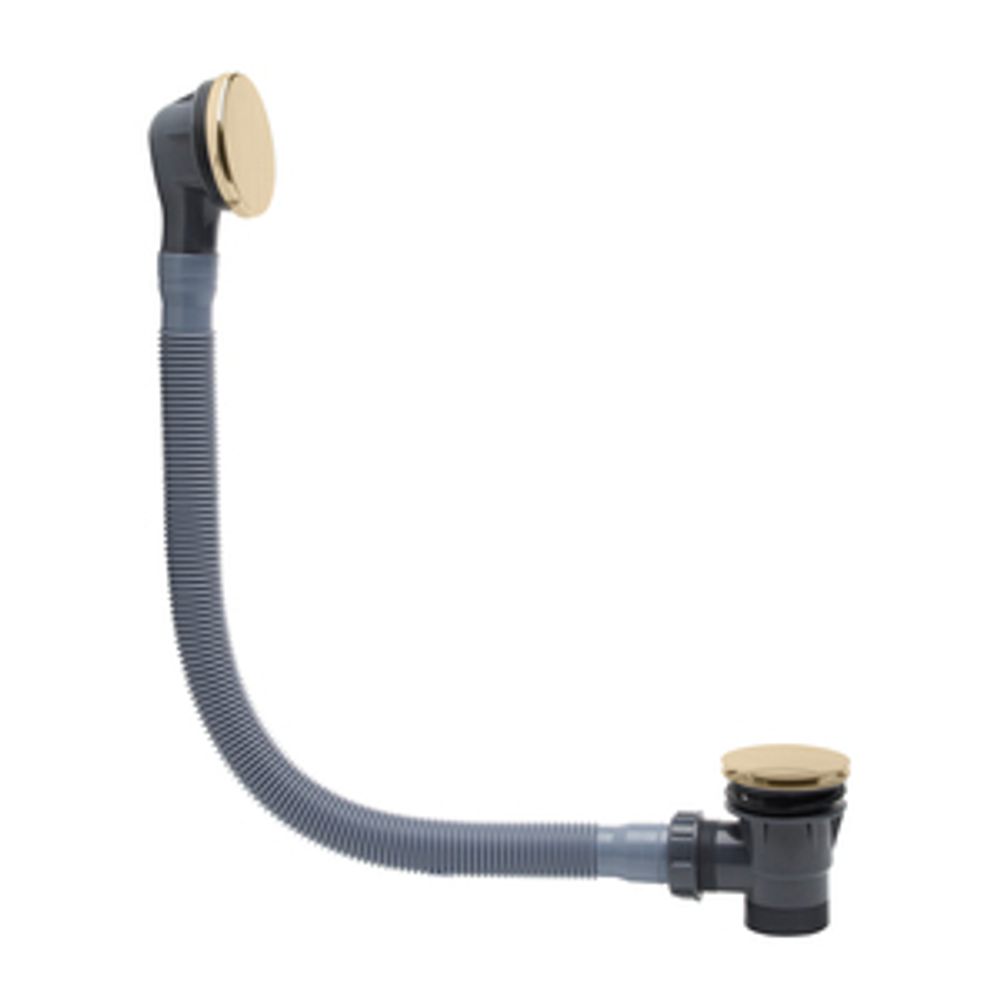 Bath Click Waste Brushed Brass 1034959 slide image Bath Click Waste Brushed Brass 1034959 slide image