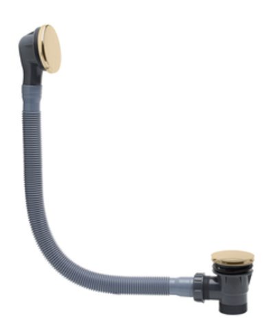 Bath Click Waste Brushed Brass 1034959