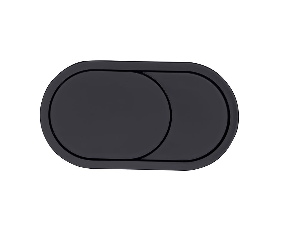 Black Oval Flush Button TR9040 slide image