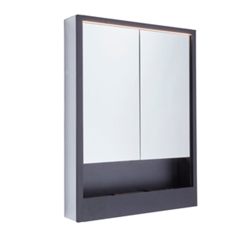 Boost Double Door 600 Illuminated Bathroom Cabinet 1064635 slide image Boost Double Door 600 Illuminated Bathroom Cabinet 1064635 slide image