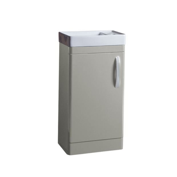 Compass 450mm cloakroom unit Gloss light grey CM450 FG copy Compass 450mm cloakroom unit Gloss light grey CM450 FG copy