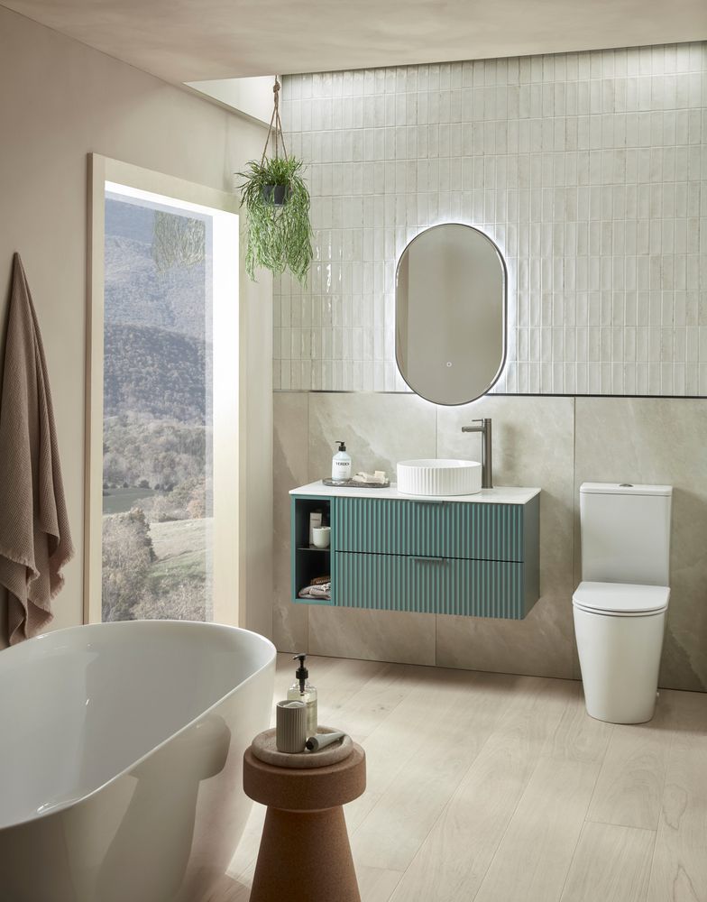 Cadence 800 Viridian green fluted open storage ISO main shot 4870 slide image Cadence 800 Viridian green fluted open storage ISO main shot 4870 slide image