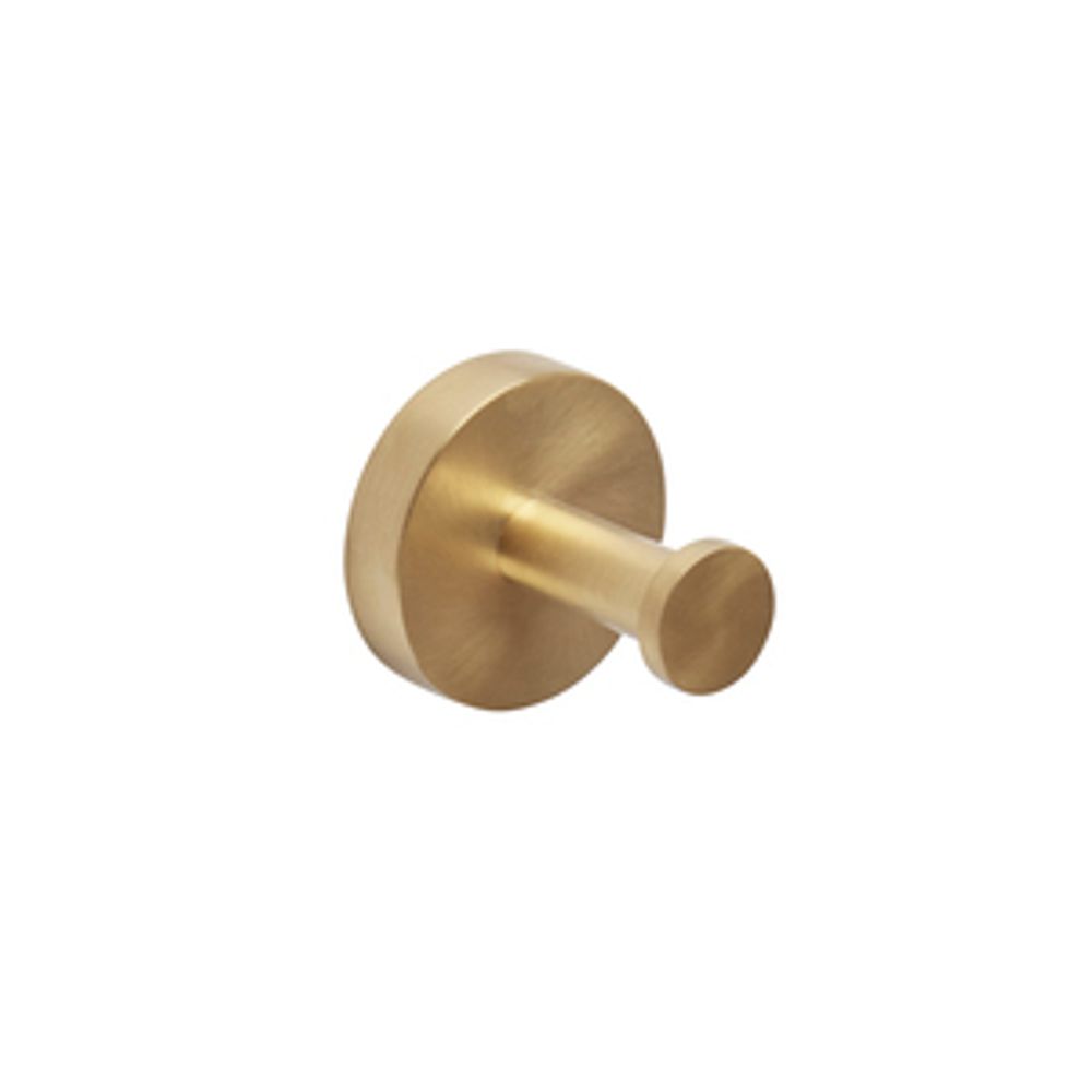 Capital Round Robe Hook Brushed Brass 1065182 slide image Capital Round Robe Hook Brushed Brass 1065182 slide image