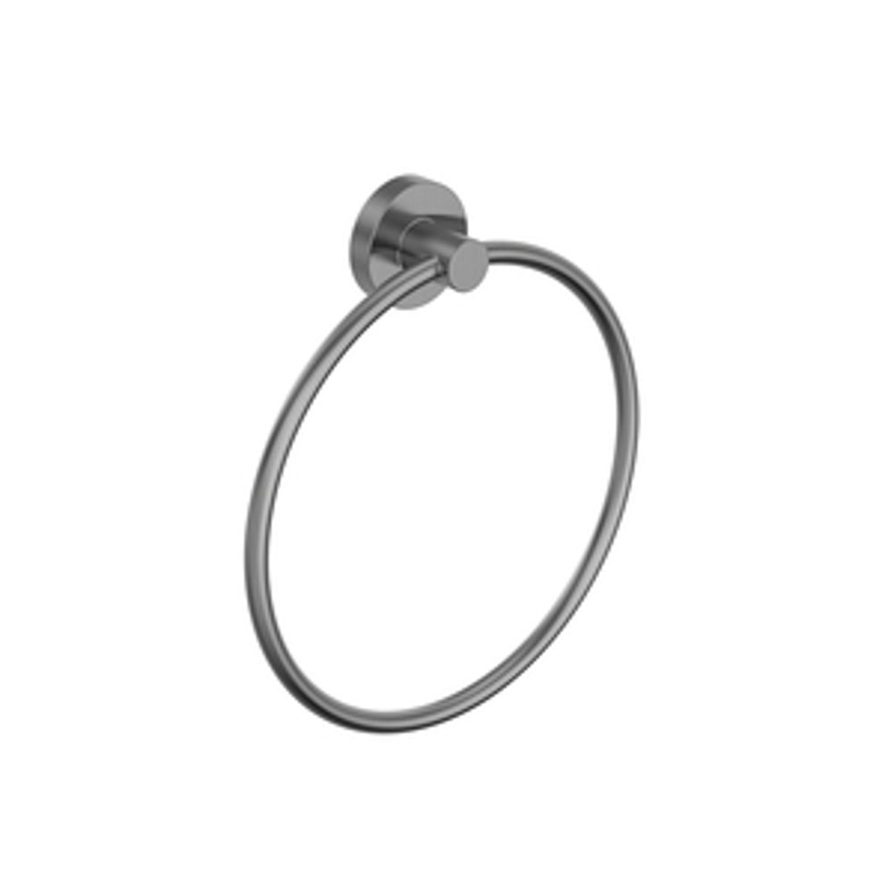 Reno Round Towel Ring Gunmetal 1065925 slide image Reno Round Towel Ring Gunmetal 1065925 slide image