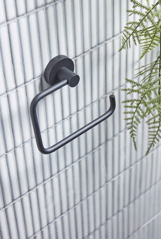 Capital Black Toilet Roll Holder Lifestyle v1 Capital Black Toilet Roll Holder Lifestyle v1