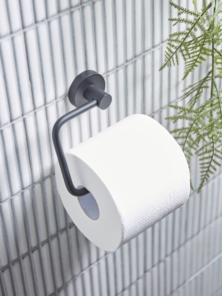 Capital Black Toilet Roll Holder Lifestyle slide image