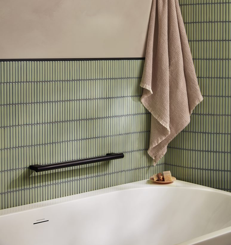 Capital Black grab bar detail lifestyle Capital Black grab bar detail lifestyle