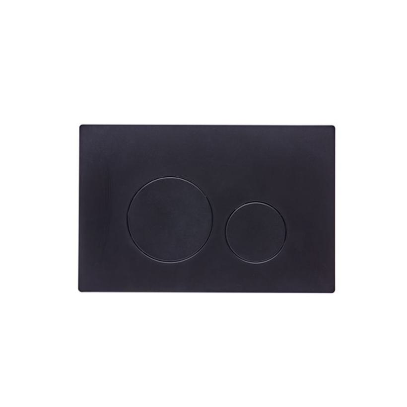 Circles flush plate black TR9021