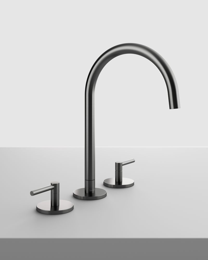 Cohort 3 Tap Hole Basin Mixer with Click Waste Lifestyle slide image Cohort 3 Tap Hole Basin Mixer with Click Waste Lifestyle slide image