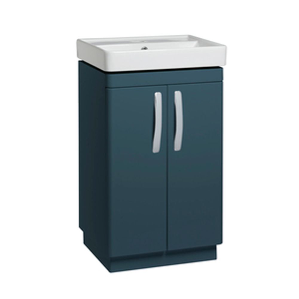Compass 500 Freestanding Vanity Unit Matt Oxford Blue 1064383 slide image Compass 500 Freestanding Vanity Unit Matt Oxford Blue 1064383 slide image