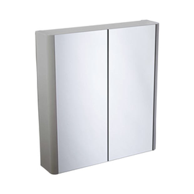 Compass 600 Bathroom Cabinet Gloss Light Grey 1065216 Compass 600 Bathroom Cabinet Gloss Light Grey 1065216