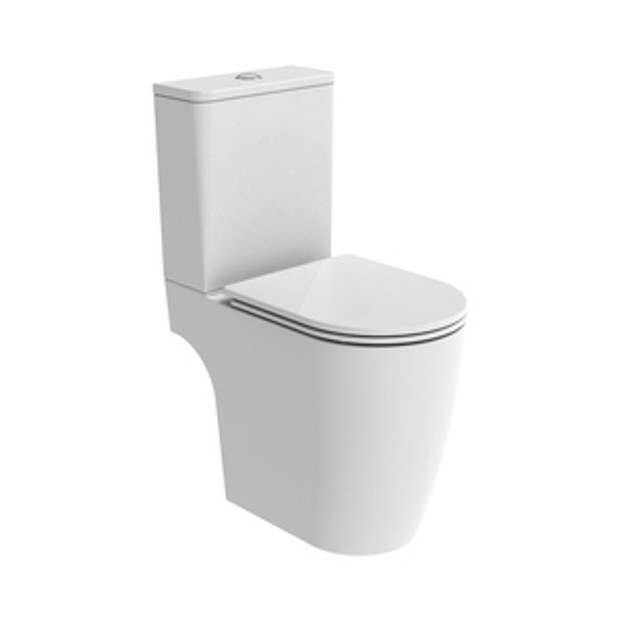 Compass Round Comfort Height Open Back Close Coupled WC Pan 1068540 Compass Round Comfort Height Open Back Close Coupled WC Pan 1068540