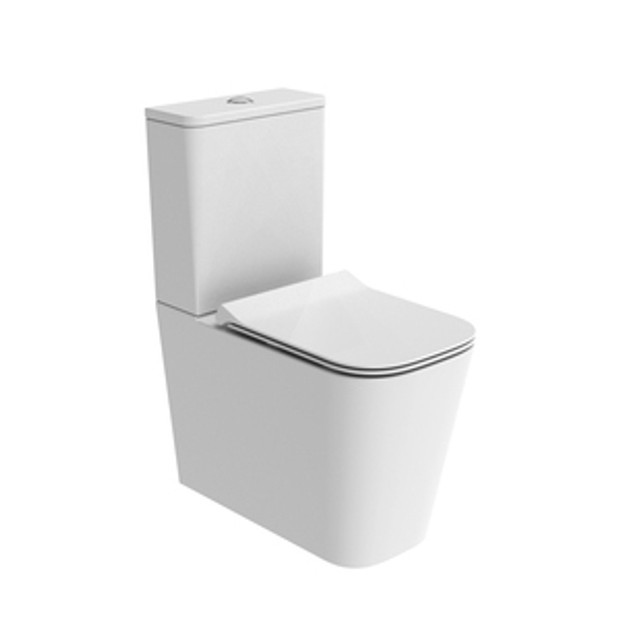 Compass Square Close Coupled Fully Enclosed WC Pan 1068524 Compass Square Close Coupled Fully Enclosed WC Pan 1068524