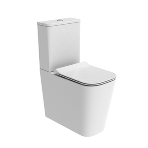 Compass Square Comfort Height Fully Enclosed Close Coupled WC Pan 1069000 Compass Square Comfort Height Fully Enclosed Close Coupled WC Pan 1069000