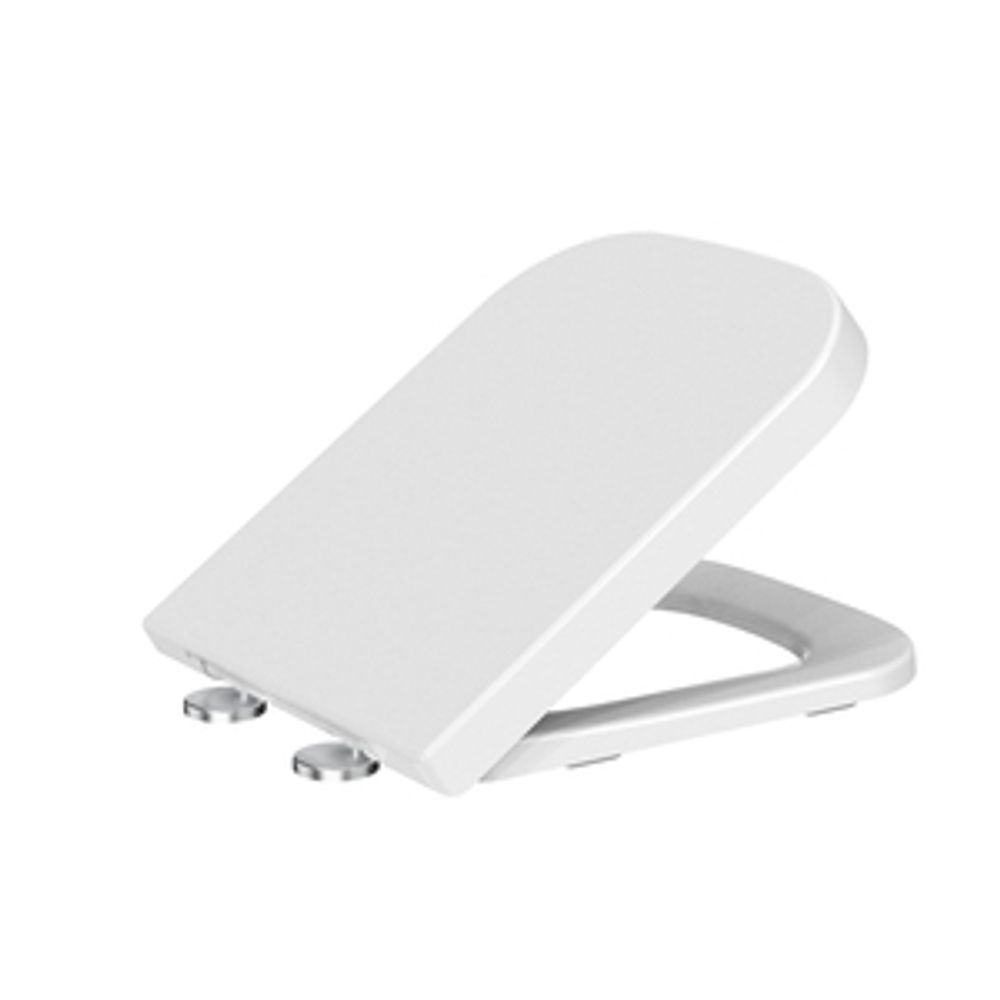 Compass Square Wrap Over Soft Close Toilet Seat 1068911 slide image Compass Square Wrap Over Soft Close Toilet Seat 1068911 slide image