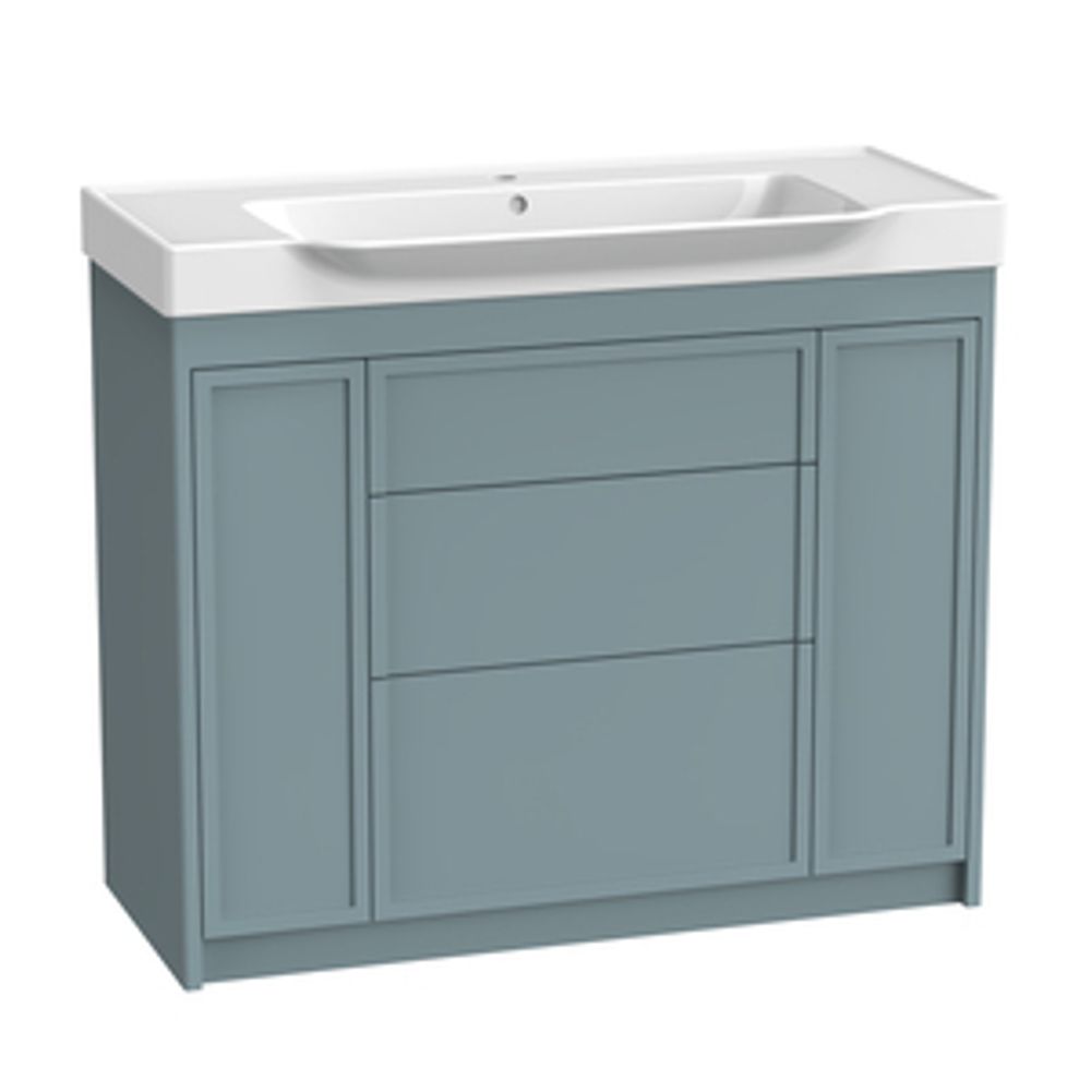 Concierge 1000 Freestanding 5 Drawer Basin Unit Coniston Blue 1065341 slide image Concierge 1000 Freestanding 5 Drawer Basin Unit Coniston Blue 1065341 slide image