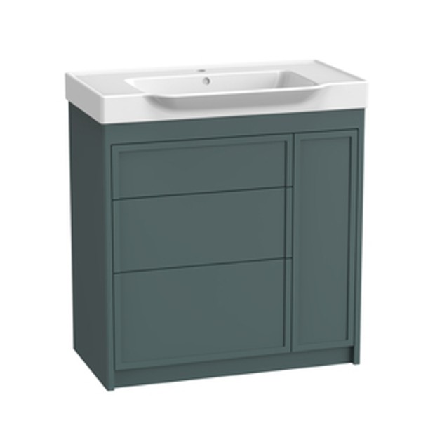 Concierge 800 Freestanding 4 Drawer Basin Unit Juniper Green 1064959 Concierge 800 Freestanding 4 Drawer Basin Unit Juniper Green 1064959