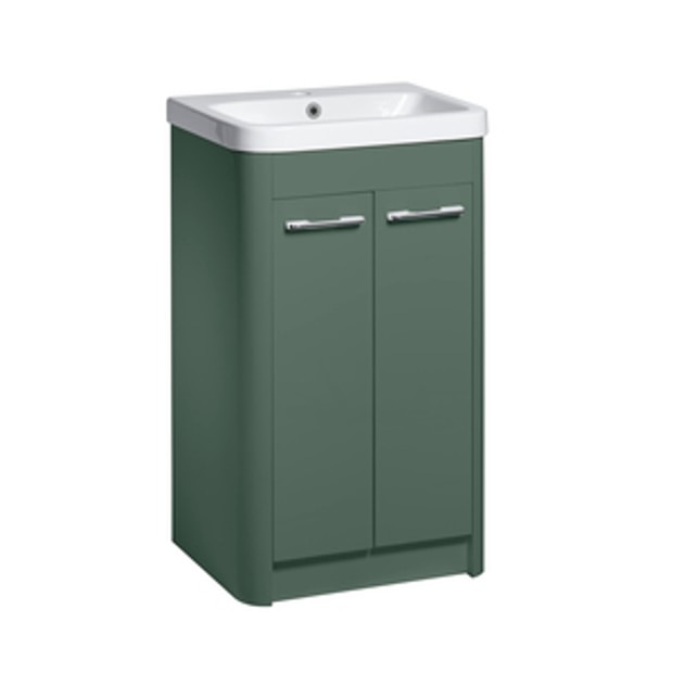 Contour 500 freestanding vanity unit nordic green 1064940 Contour 500 freestanding vanity unit nordic green 1064940