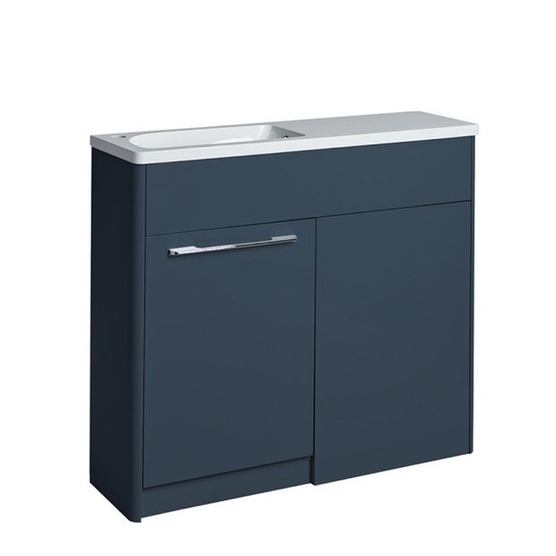 Contour 1000mm Freestanding Furniture Run Left dark Blue CNR119 KB Contour 1000mm Freestanding Furniture Run Left dark Blue CNR119 KB