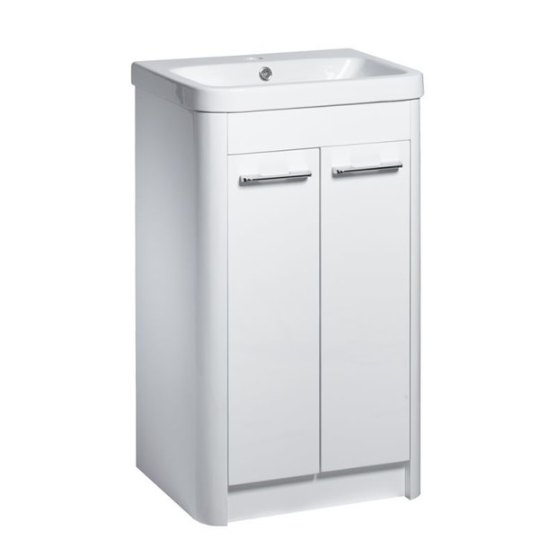 Contour 500mm freestanding unit white CN5480 W Contour 500mm freestanding unit white CN5480 W