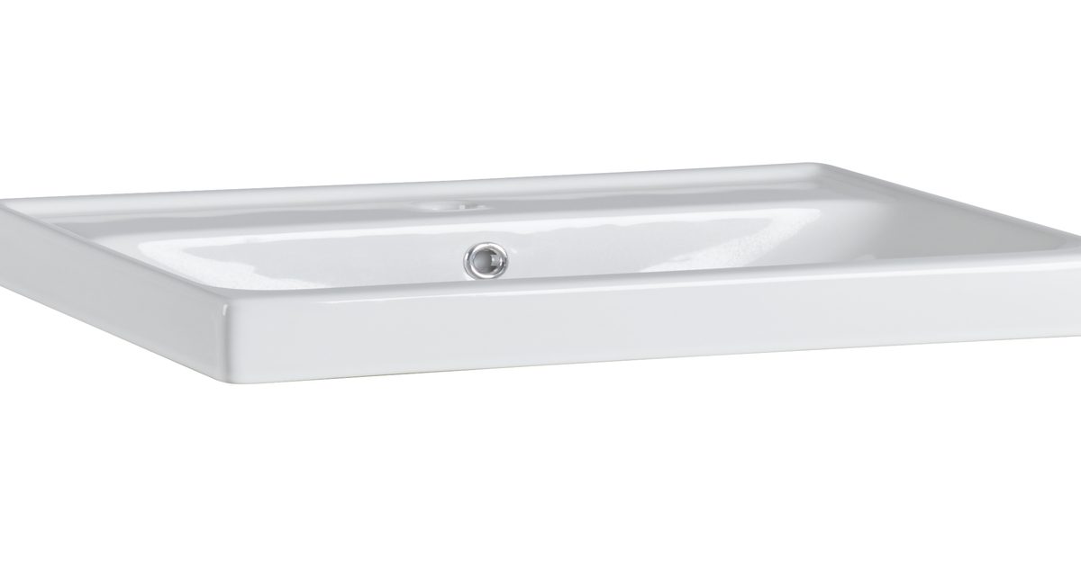 800 rimmed ceramic basin | R2 Bathrooms