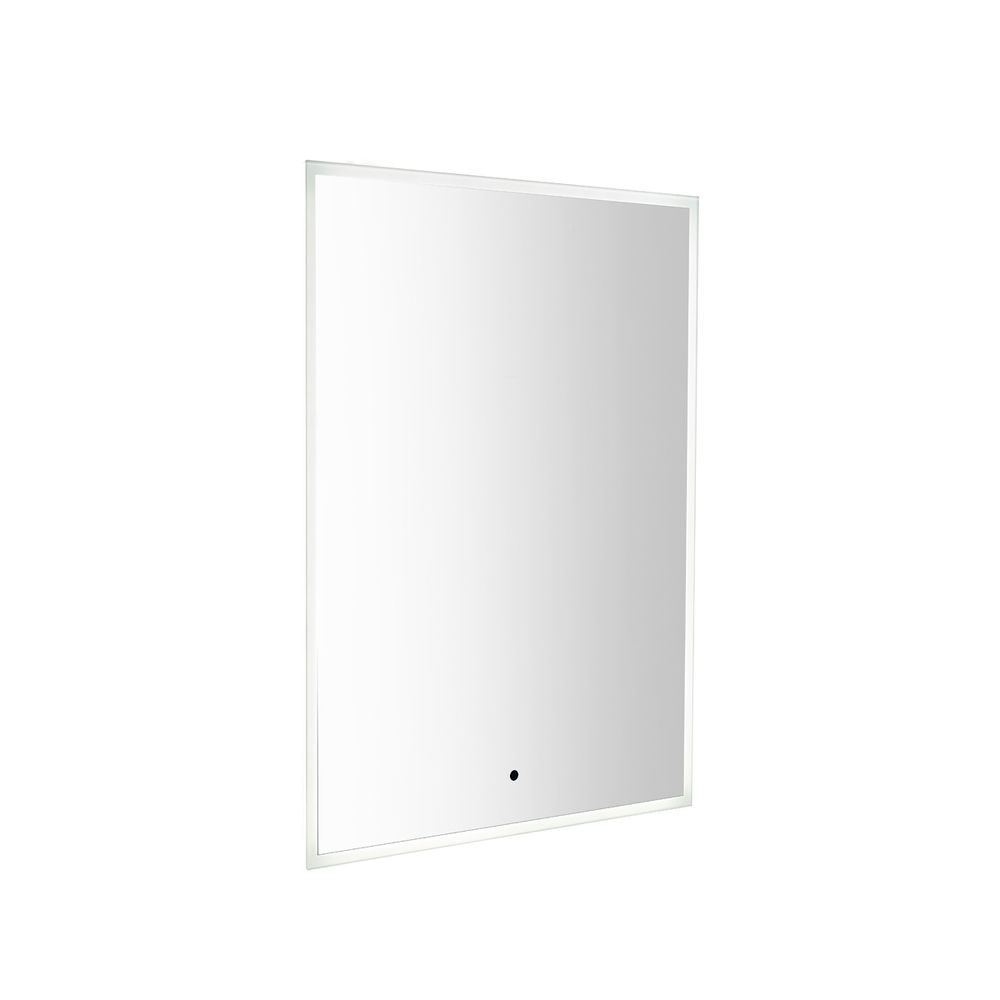 LED illuminated bathroom mirror slide image