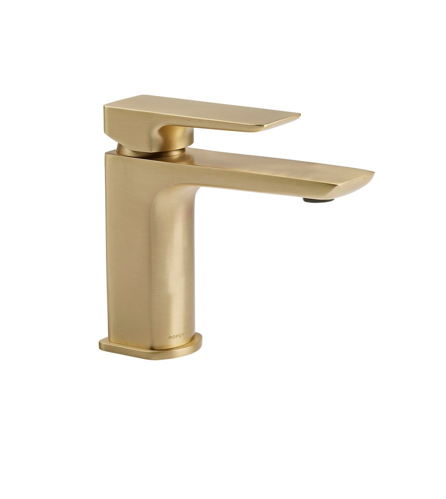 Elate Bathroom Basin Mixer Brass slide image