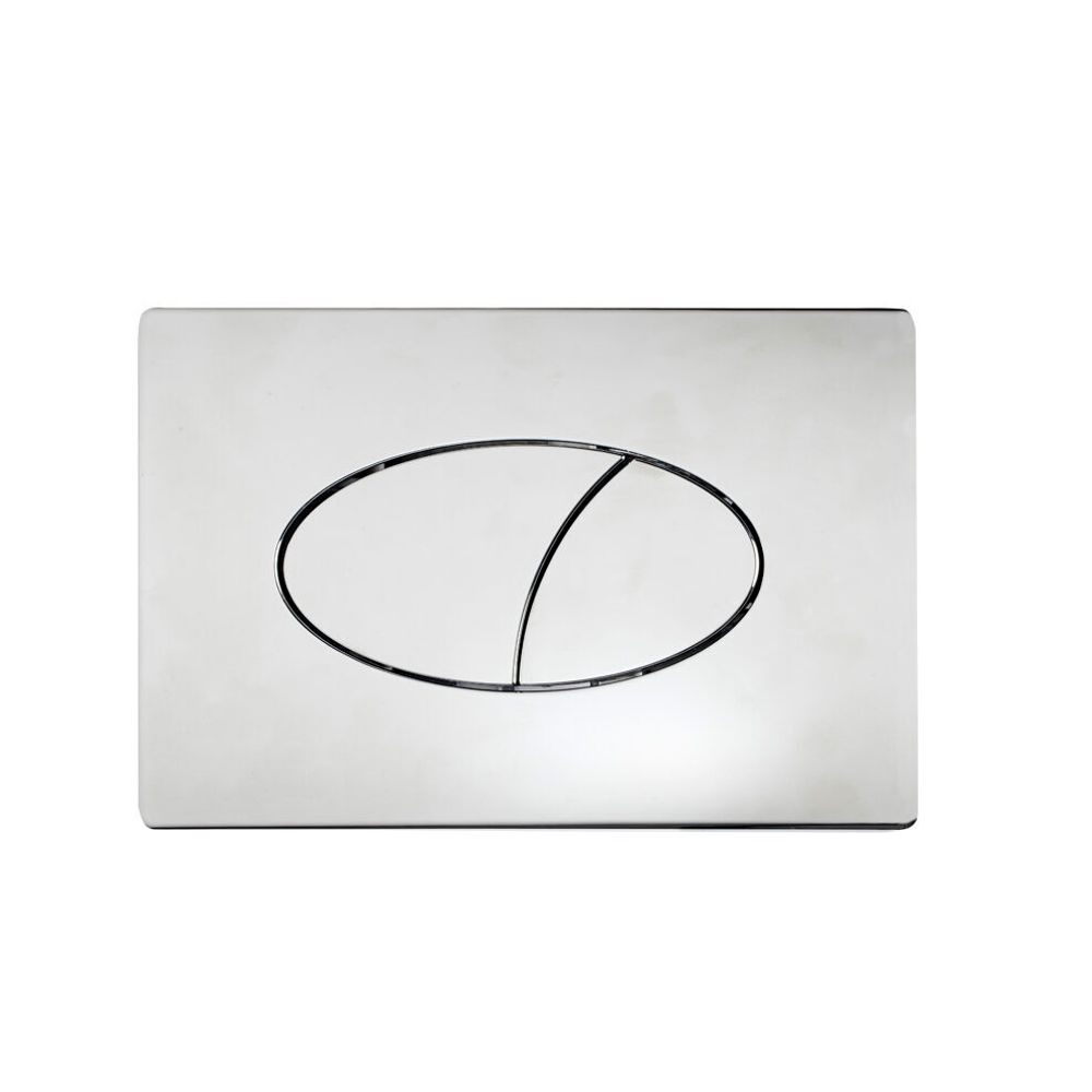 dual flush silver WC push plate slide image dual flush silver WC push plate slide image